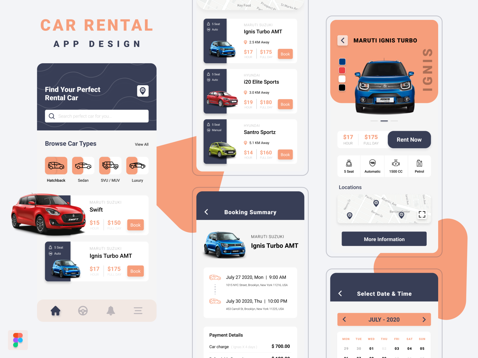 Car Rental App Concept by JEVIN KHATARA on Dribbble