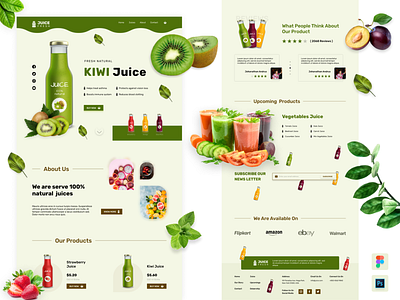 Juice Fresh Full Landing Page