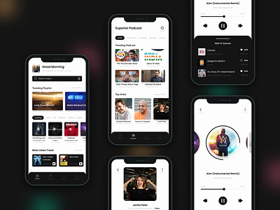 Music Player Mobile App android design apple design application design daily design daily ui daily ui design challenge exploration ios app design mobile app design music music app music player app music player ui player player app player ui ui challenge ui ux design user experience design user interface design