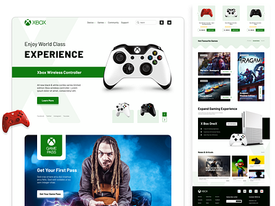 X-Box Landing Page