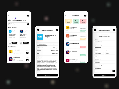JOB FINDER APP DESIGN