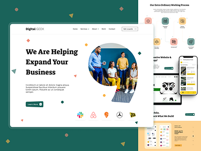 Digital Geek Landing Page