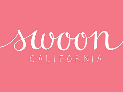 Swoon Wedding Branding branding california cursive feminine lifestyle logo logotype planning typography wedding