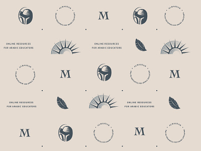Al Masdar Logo Repeat brand branding branding agency design free throw icon icons illustration logo pattern typographic typography vector