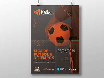 LIGA FUTBOL 3. Branding y diseño gráfico branding branding and identity brochure design design futbol graphic design logo poster design print