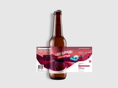 88 SUPER - Label design art art direction arte beer beer label beer packaging branding brew cerveja artesanal cerveza craft craft beer design diseño diseño gráfico illustration label design