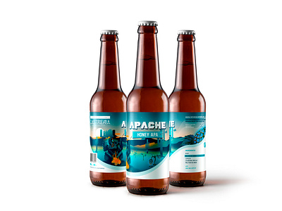 APACHE. Branding and packaging design apache art beer branding brew design illustration label logo logotipo packaging