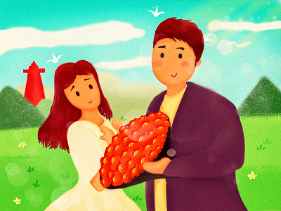 Our Wedding 插画