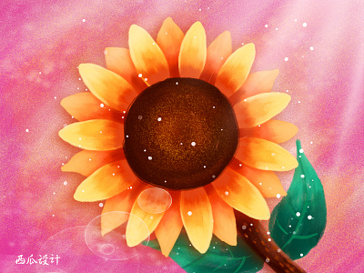 Sunflower 插画 设计