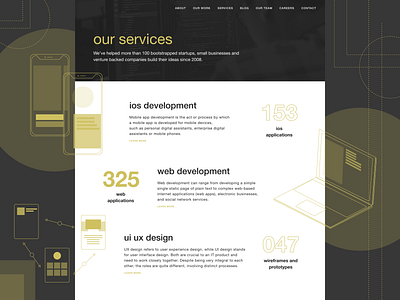 Services Page adobe xd home page illustration service page services ui ui design ui ux ux ux design web web design web page web page design website website design wireframing