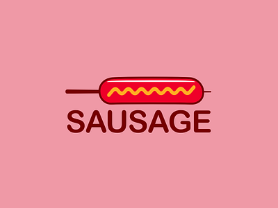 Sausage Logo Concept branding logo logodesign sausage sausage logo sausages sosis