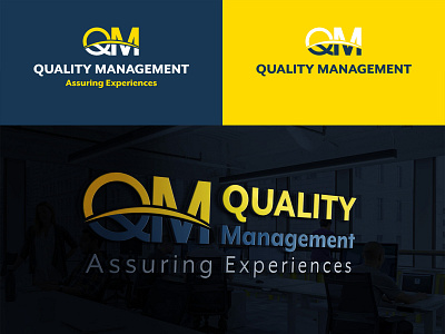 Quality Management Logo Design icon iconic logo logo design mockup