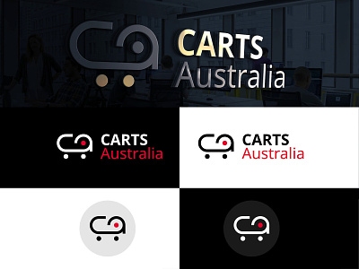 Carts Australia Logo Design branding cartsaustralia creativedesignsolution icondesign logo design vinustudios