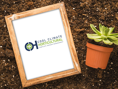 Cool Climate Horticultural Logo Design branding iconic design logo design mockup
