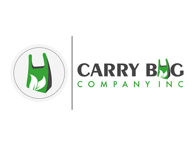 Carry bag Company Inc Logo Design creative logo creativedesignsolution flat logo food packaging products iconic logo logo design logo mock paper plastic plastic bag vinustudios