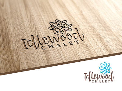 Idlewood Chalet Logo Design branding flat iconic logo logo logo design