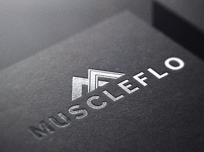MuscleFlo Product Branding app ui branding illustration logo logo design massage gun muscleflo product branding web ui