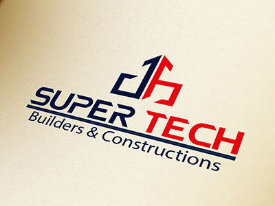 Super Tech (Builders & Constructions) Logo builders business construction logo db logo flat iconic logo logo design success logo super tech tech logo textile logo