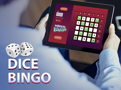 Dice Bingo Game UI/UX bingo bingo dice dice game design game graphics game icon game ui game ux games screenshot graphic design word game