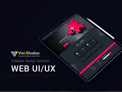 Zoneleads Web UI/UX Design android apple business connecting dark background google home leads marketing services tools ui ux web web design website zone