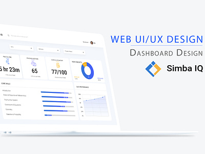 Simba IQ Dashboard Design dashboard flat design flat website high fidelity iq simba ux design web ui