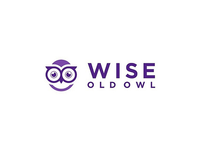 Simple Owl Logo animal logo icon logo design owl