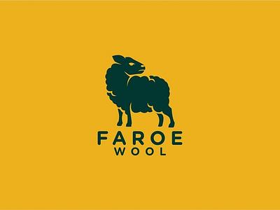 Faroe Wool animal logo design icon logo logo design sheep