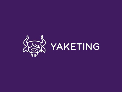 Yaketing animal logo cute logo icon logo logo design yakt