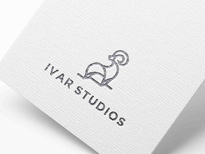 Ivar Studios animal logo design geometric logo goat icon illustration logo logo design ui vector