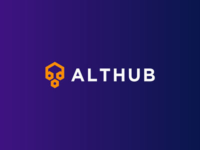 Althub badge logo design geometric logo icon icon logo illustration logo logo design monogram logo