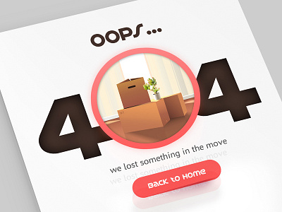 Mistakes happen 404 error illustration