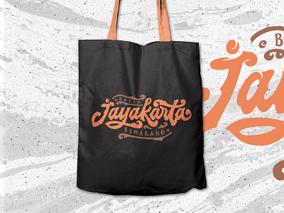BATIK JAYAKARTA branding design illustration logo merchandise totebag typography