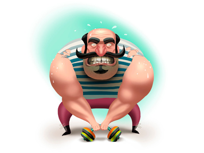 hercules character illustration