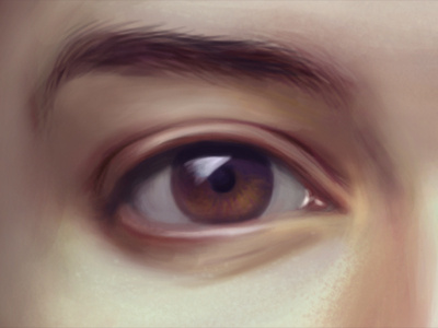 Eye digital eye painting ps