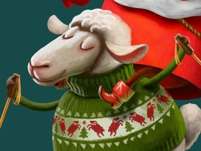 sheep character illustration