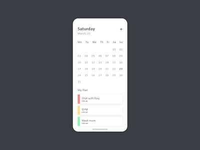 Daily UI #038 app calendar daily challange design ui ux