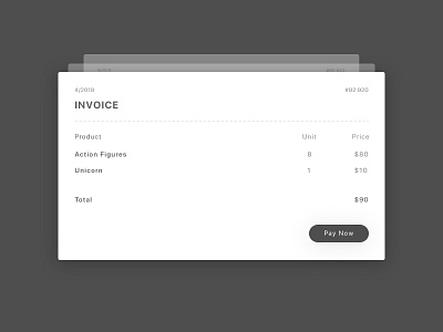 Daily UI #046 daily challange daily ui daily ui 045 design invoice ui ux web