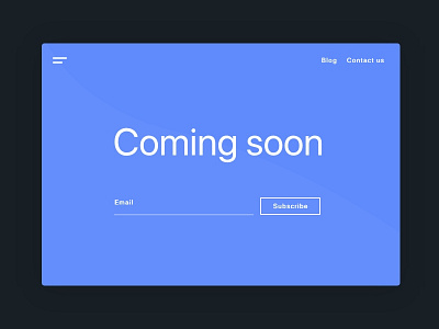 Daily UI #048 coming soon daily challange daily ui daily ui 048 design ui ux web