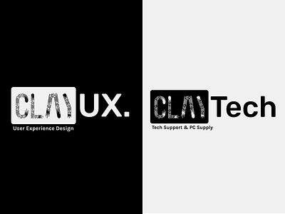 Clay Logos logo logo design tech uxui