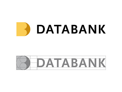 Databank brading graphic design logo vector