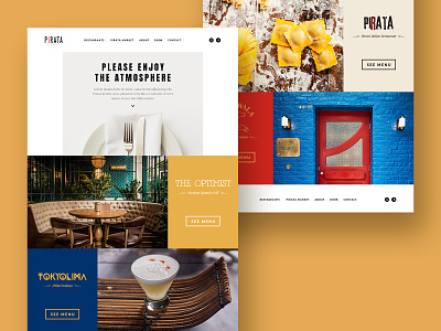 Pirata food ui webdesign website website design