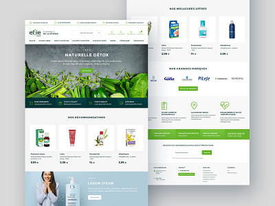 Online Drug Store flat graphic design icon typography ui uidesign ux uxui web webdesign website website design