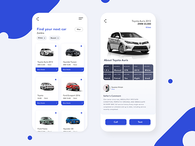 Car Trading App app app design car carui earthday iphoneapp ui user interface uxdesign uxdesigner uxui