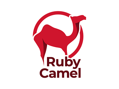 Ruby Camel Logo logo logo animal