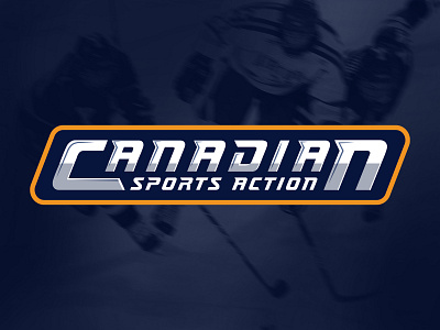 Canadian Sports Action Logo design logo sports design sports logo