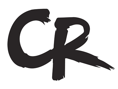 CR monogram redo branding handmade lettering logo monogram twitch