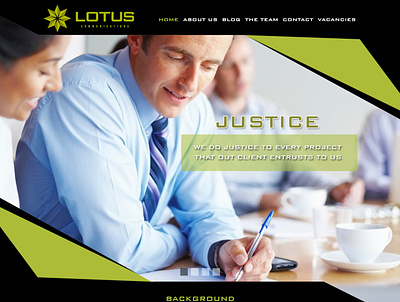 Lotus Communications website concept website design wixiweb wordpress design