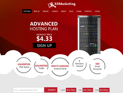 XS Marketing Ltd technology website concept website design wixiweb wordpress design