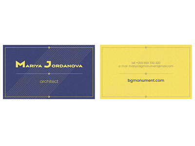 Businesscard Architect branding busines card design graphic graphic design minimalism text design