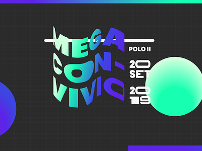 Visual identity proposal — Mega Convivio Pólo II branding design